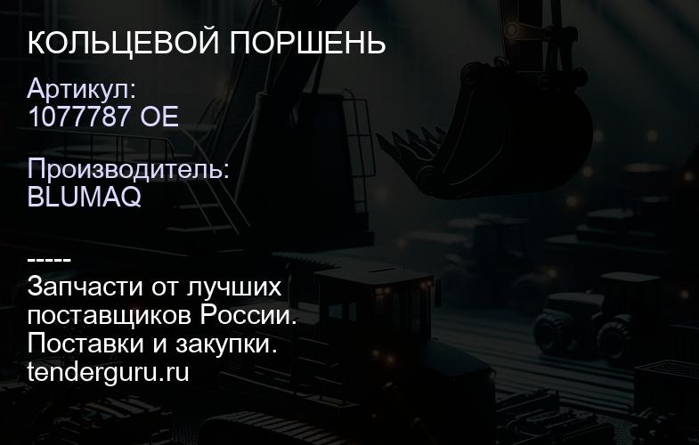 1077787 OE КОЛЬЦЕВОЙ ПОРШЕНЬ | купить запчасти